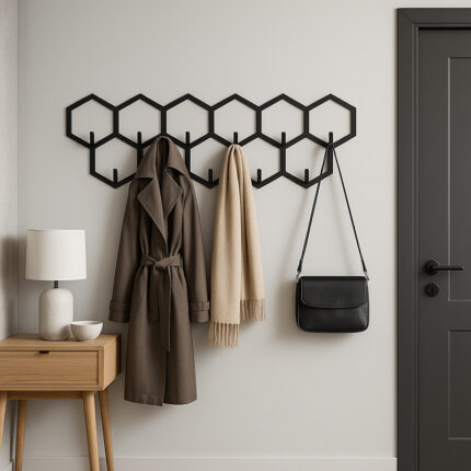 Loft Metall Wandhaken Hexagon