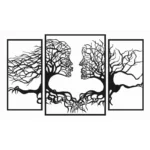 Bäume der Liebe Wanddekoration aus Metall