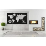 Metall Weltkarte Wanddekoration