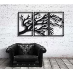 Wanddekoration Baum aus Metall
