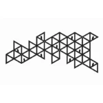 Dekorative Kleiderbügel-Dreiecke für den Flur