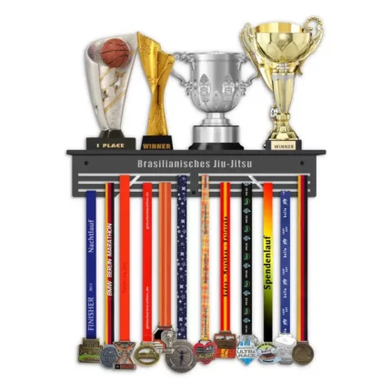 Trophäenhalter aus Metall Brasilianisches Jiu-Jitsu
