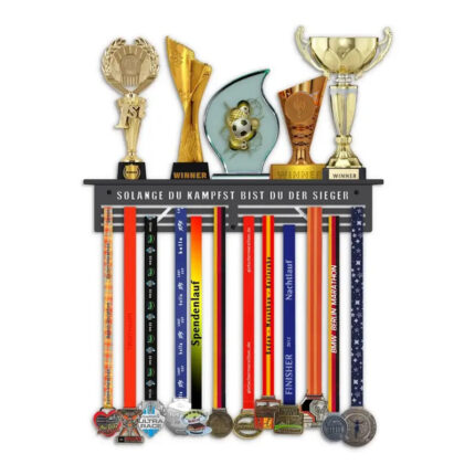 Trophäenhalter aus Metall Solange du kämpfst, bist du ein Gewinner