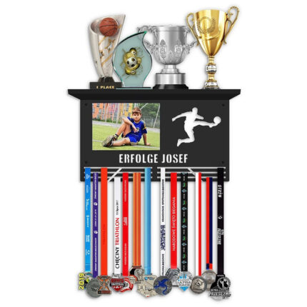 Medaillenbügel mit Namensleiste und Rahmen