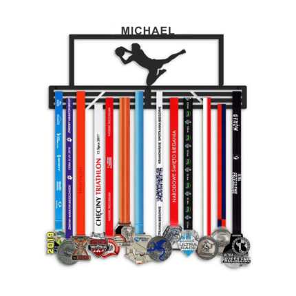 Medaillenhalter aus Metall für Fußballer