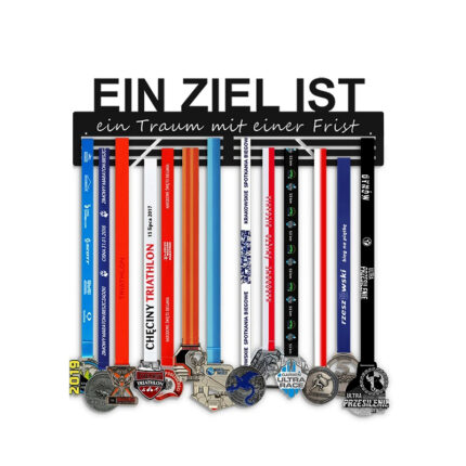 Medaillenhalter ein ziel ist ein traum mit einer frist