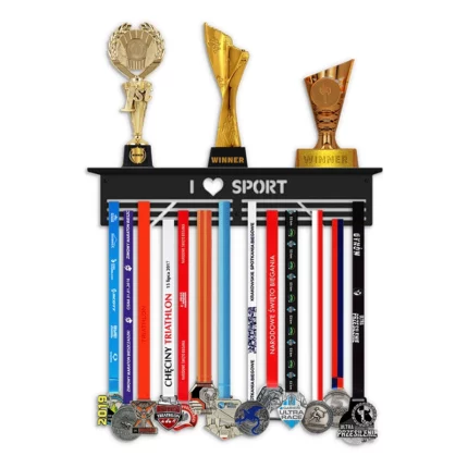 I LOVE SPORT Trophäenregal - Medaillenaufhänger