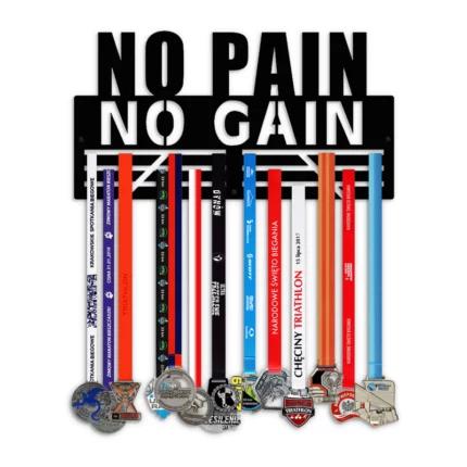 NO PAIN NO GAIN Medaillenhalter