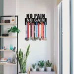 NO PAIN NO GAIN Medaillenhalter – Bild 2