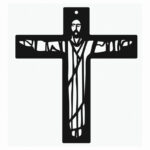 Lasergeschnittene Wandkreuze