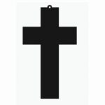 Traditionelles Wandkreuz aus Metall