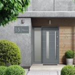 Adressschild aus Metall für ein Haus – Bild 2