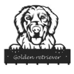 Kleiderbügel für den Hausflur golden reterier