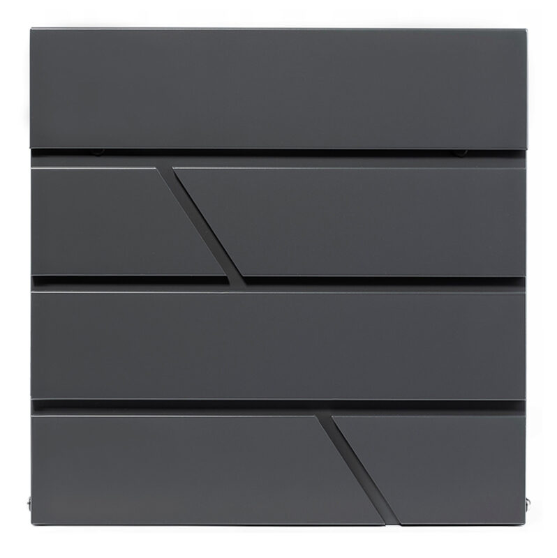 Moderner Briefkasten aus Metall