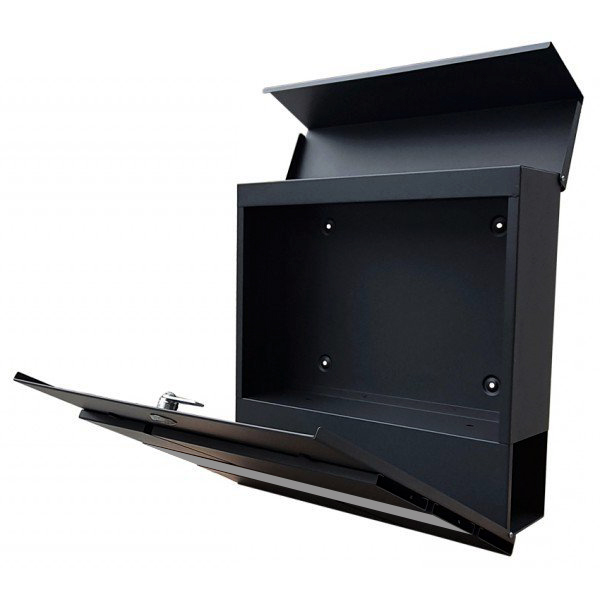 großer Zaunkasten aus Metall -